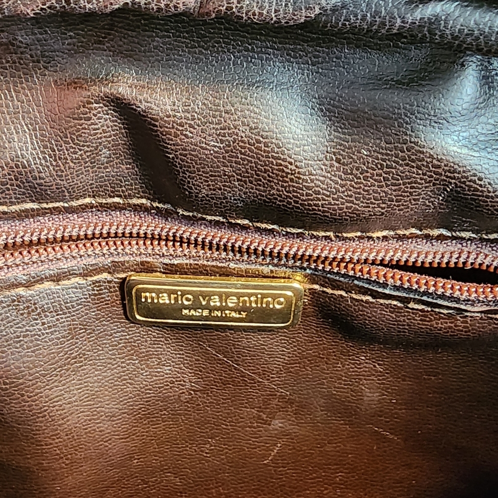 EUC Mario Valentino Authentic  Monogram Crossbody Bag - Picture 14 of 14